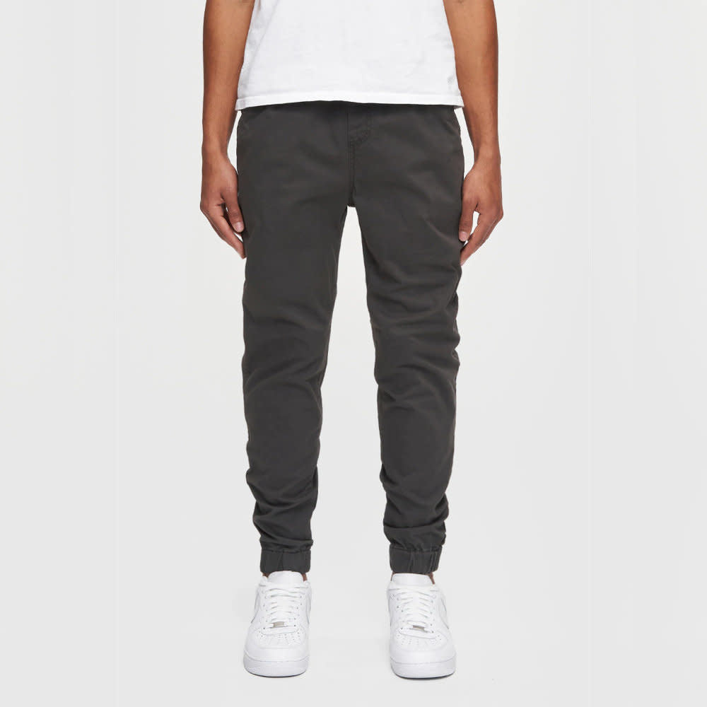 'Kuwalla-tee Midweight Chino Jogger' in 'Charcoal' colour