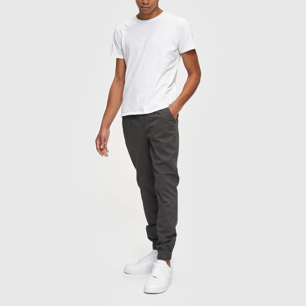 'Kuwalla-tee Midweight Chino Jogger' in 'Charcoal' colour