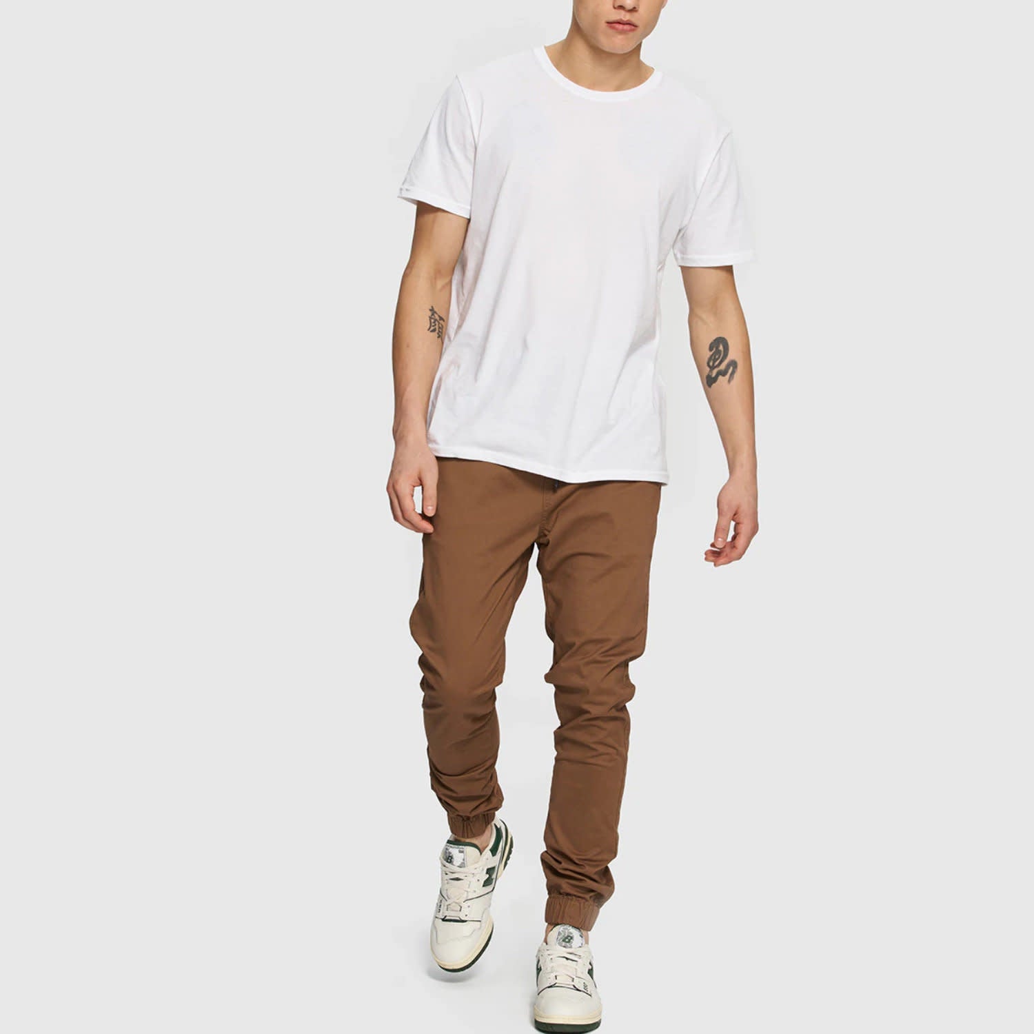'Kuwalla-tee Midweight Chino Jogger' in 'Bronze' colour