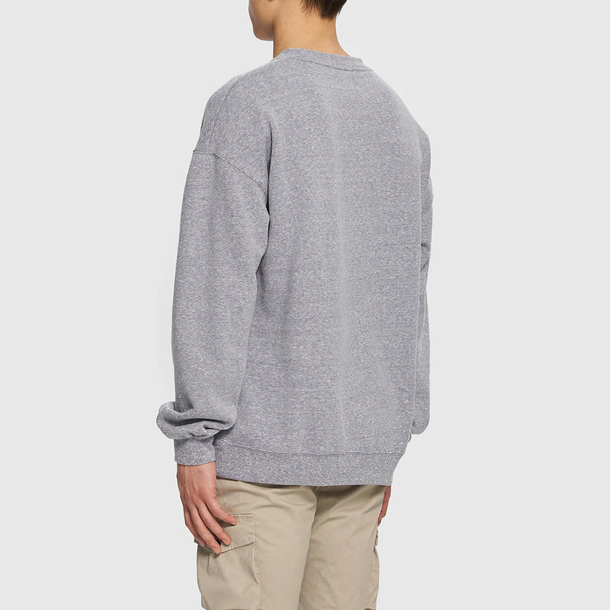 'Kuwalla-tee Triblend Crew Sweater' in 'Heather Grey' colour