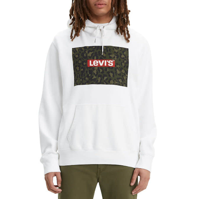 'Levis Graphic Hoodie' in 'White' colour