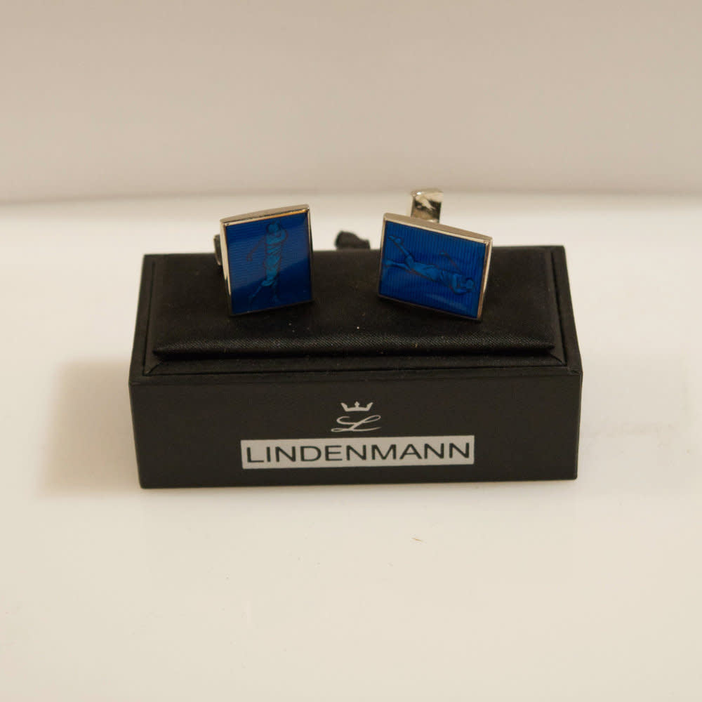 'Lindenmann Assorted Cufflinks' in 'Blue Golf' colour