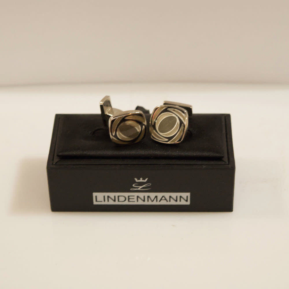 'Lindenmann Assorted Cufflinks' in 'Bronze Circular Pattern' colour