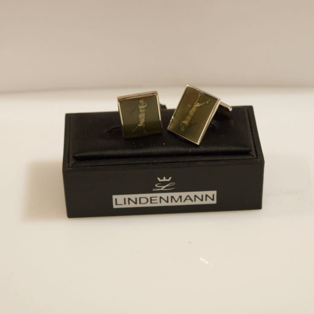 'Lindenmann Assorted Cufflinks' in 'Green Golf' colour