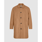 MINIMUM Assans Wool Blend Jacket - Tobacco Brown - 4 - Tops - Coats & Jackets