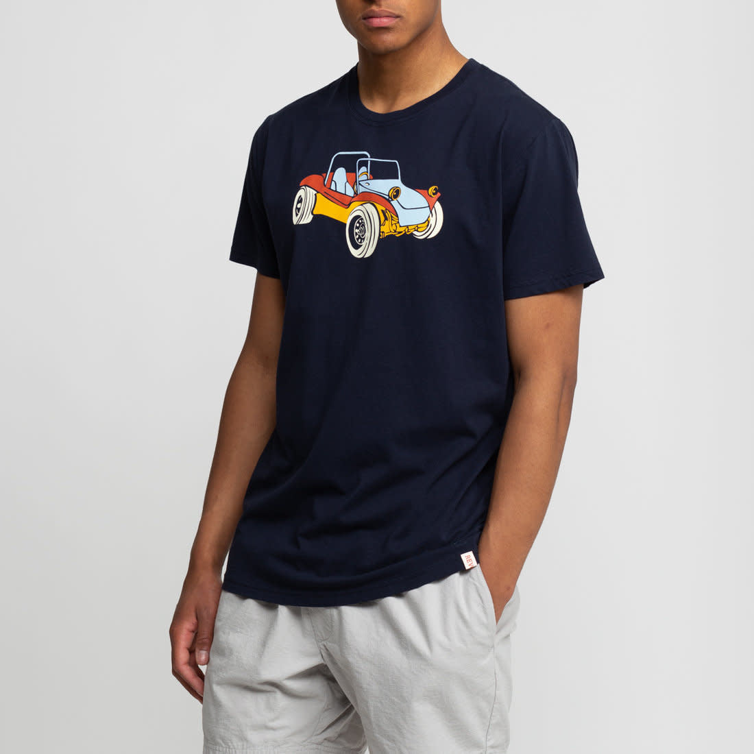 'Revolution 1259 Dune Buggy Regular T-Shirt' in 'Navy' colour