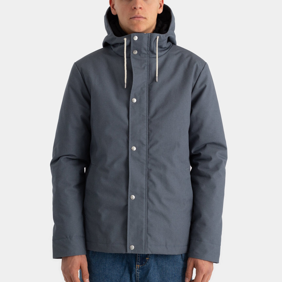'Revolution 7311 X Hooded Jacket' in 'Dust Blue' colour