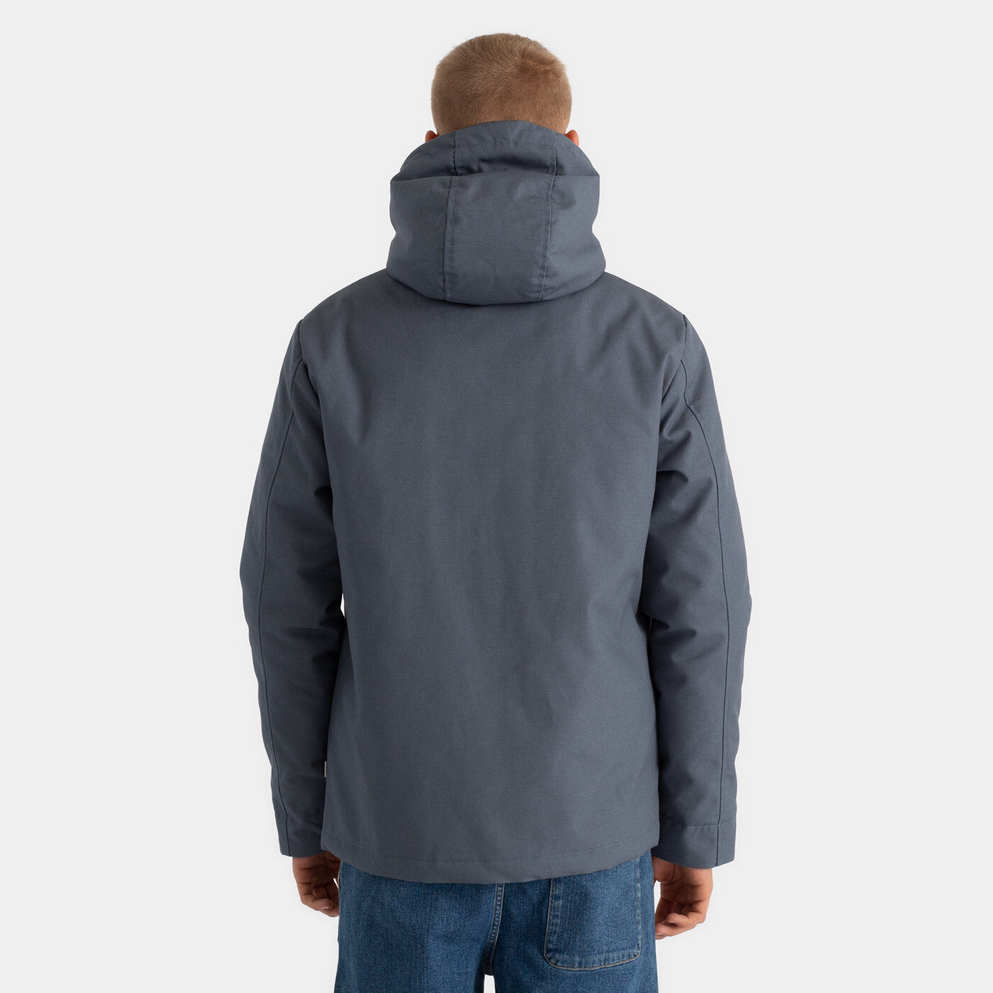 'Revolution 7311 X Hooded Jacket' in 'Dust Blue' colour