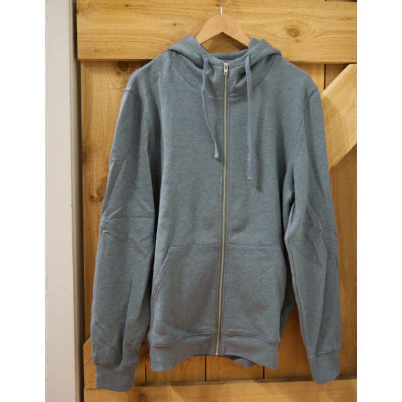 'Revolution Albert Zip Hoodie' in 'Dust Melange' colour