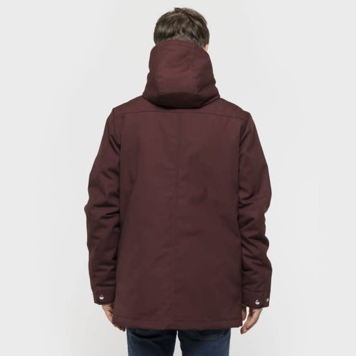 'Revolution Leif Parka Jacket' in 'Bordeaux' colour