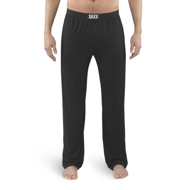 'SAXX Sleepwalker Pants' in 'Black' colour