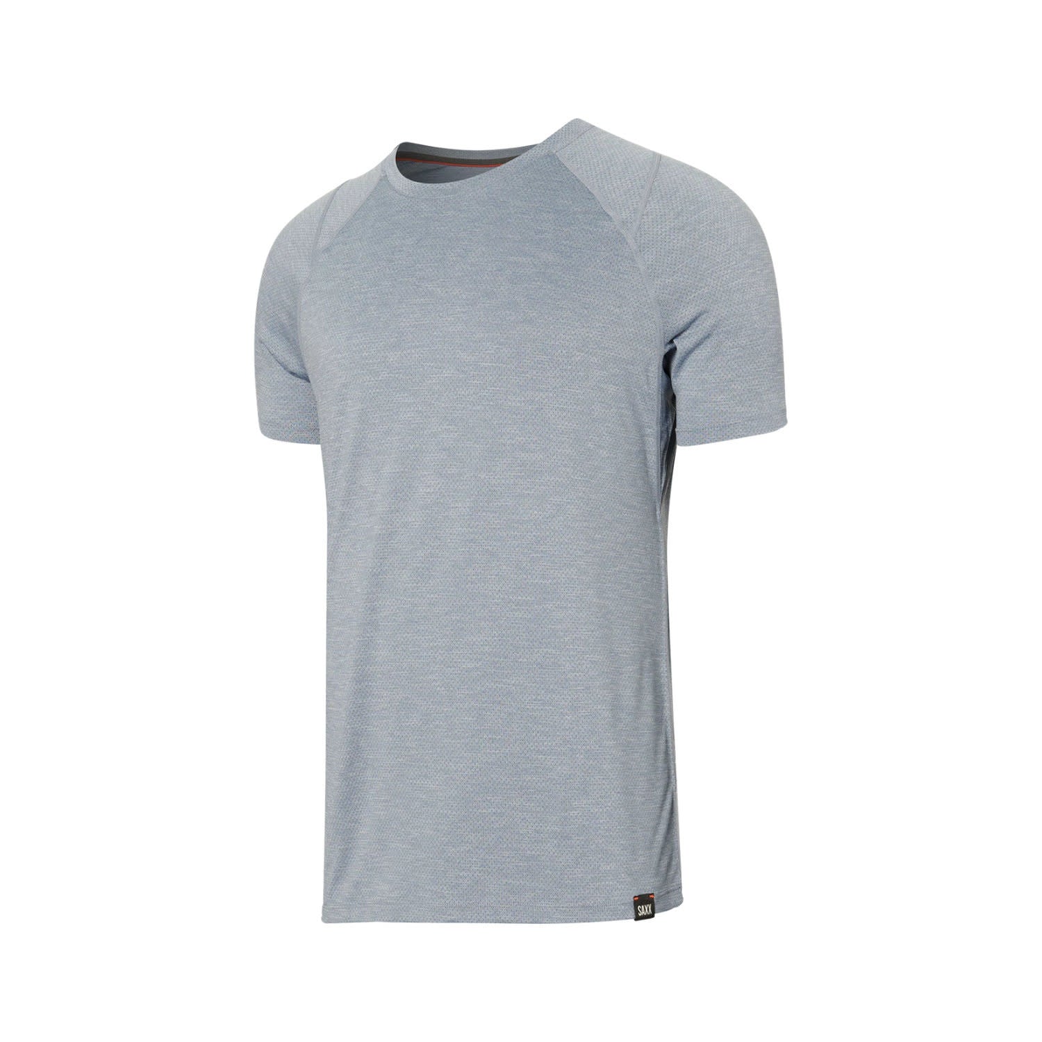 'SAXX Aerator S/S Tee' in 'Blue Fog Heather' colour