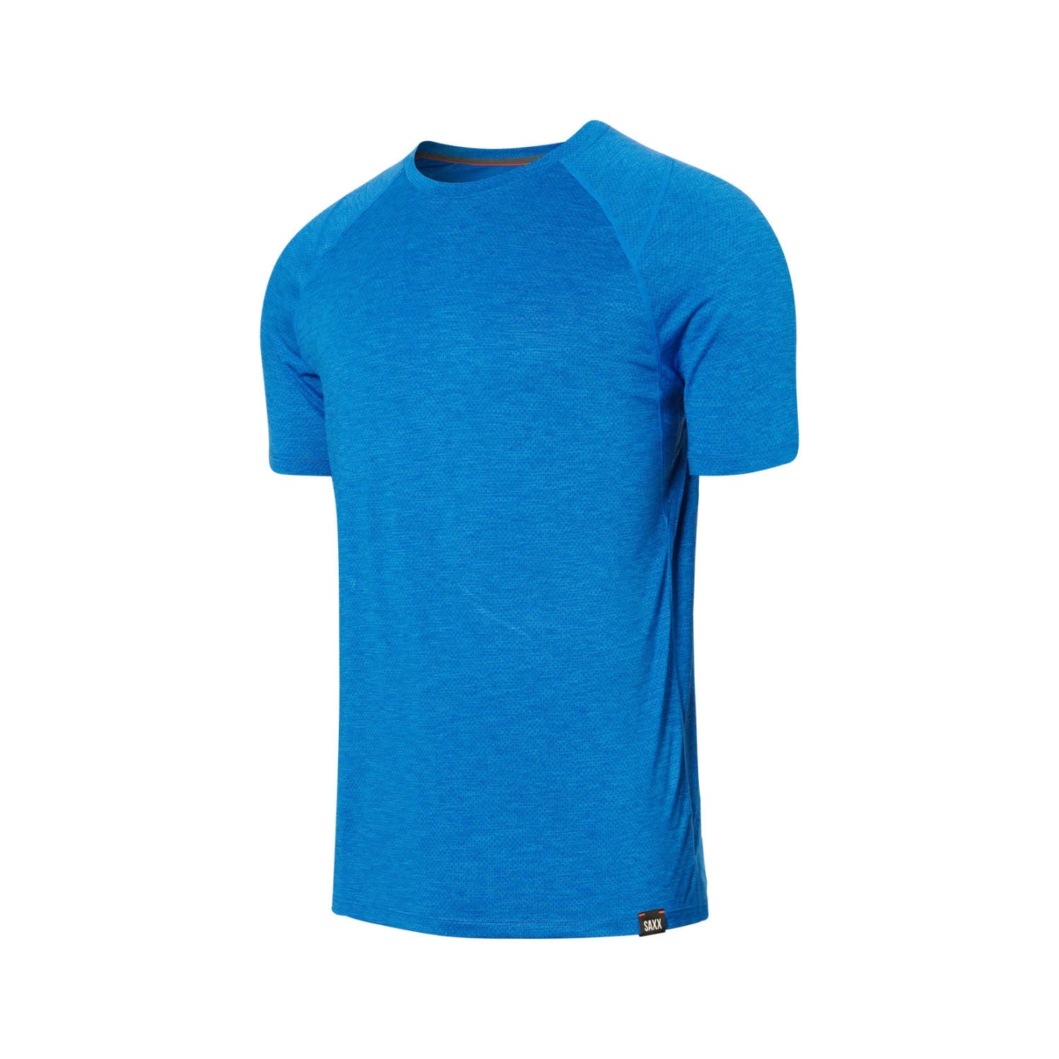'SAXX Aerator S/S Tee' in 'Peak Blue Heather' colour