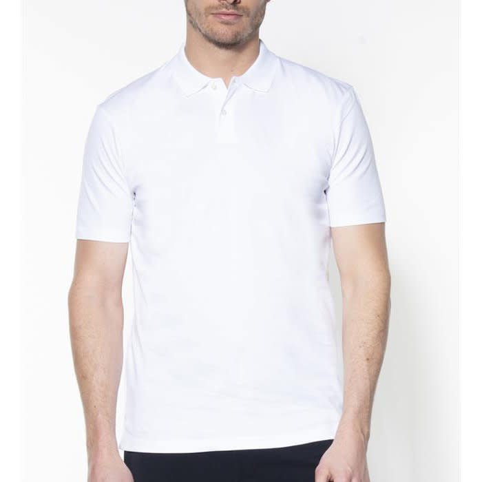 'Scotch & Soda Jersey Polo' in 'White' colour