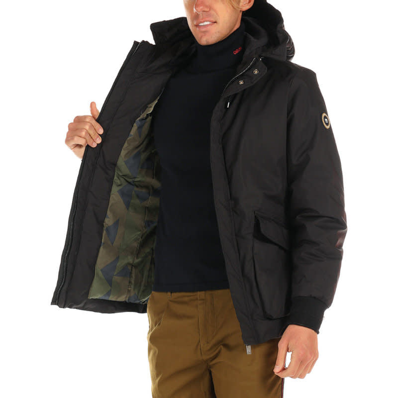 'Scotch & Soda Parka Jacket' in 'Black' colour