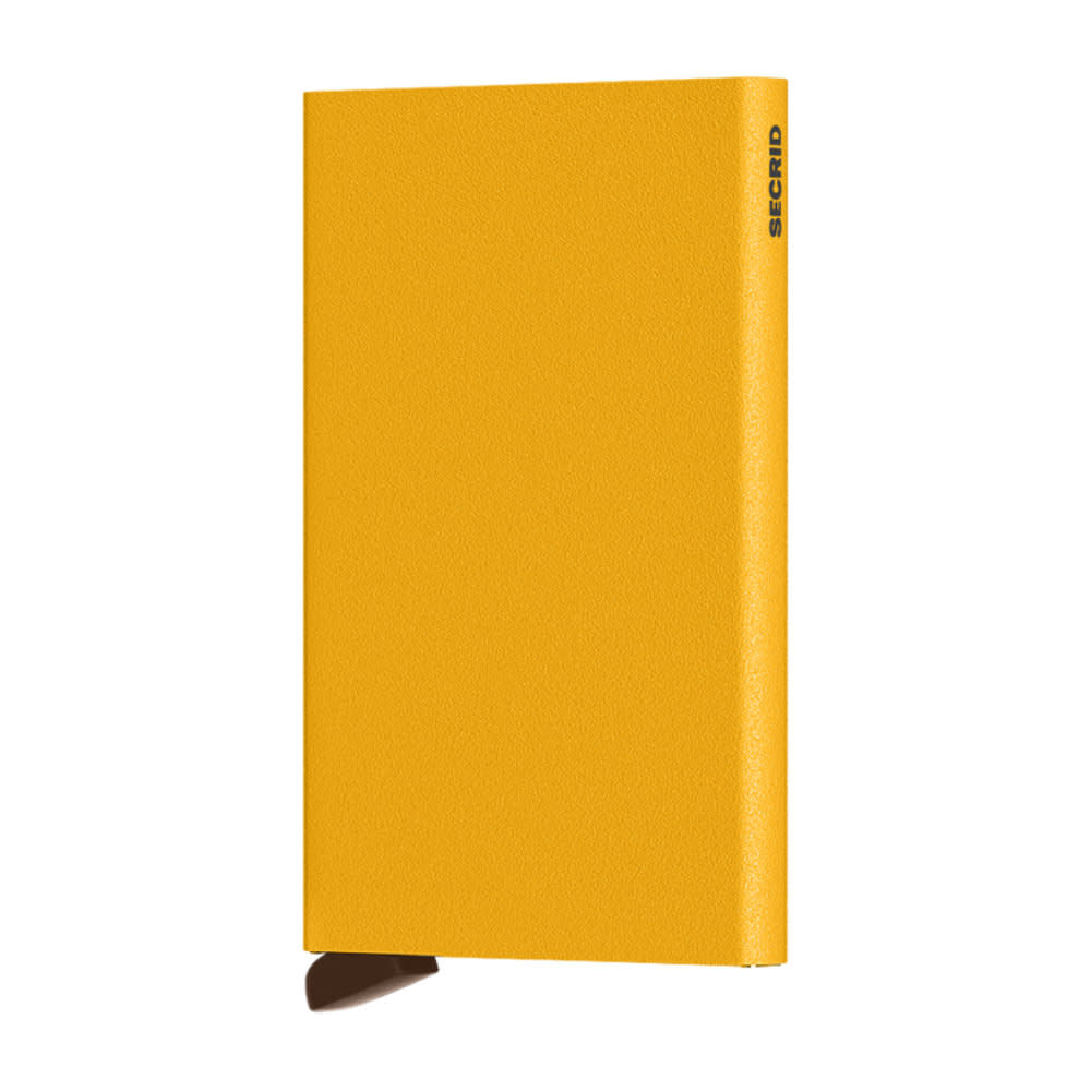 'Secrid Cardprotector - Powder' in 'Ochre' colour