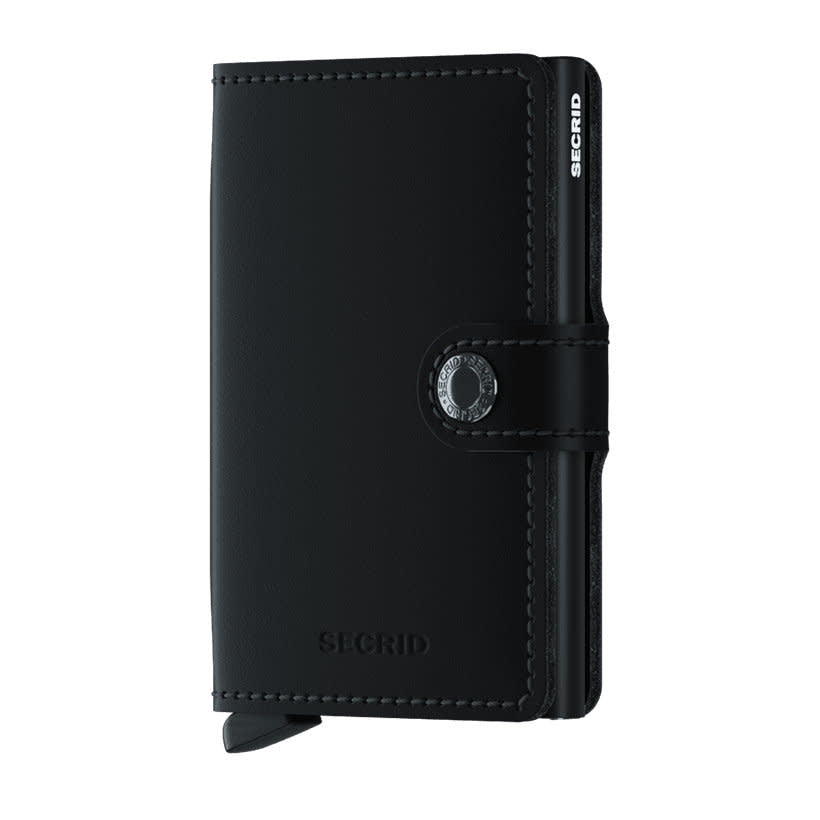 'Secrid Miniwallet - Matte' in 'Black' colour