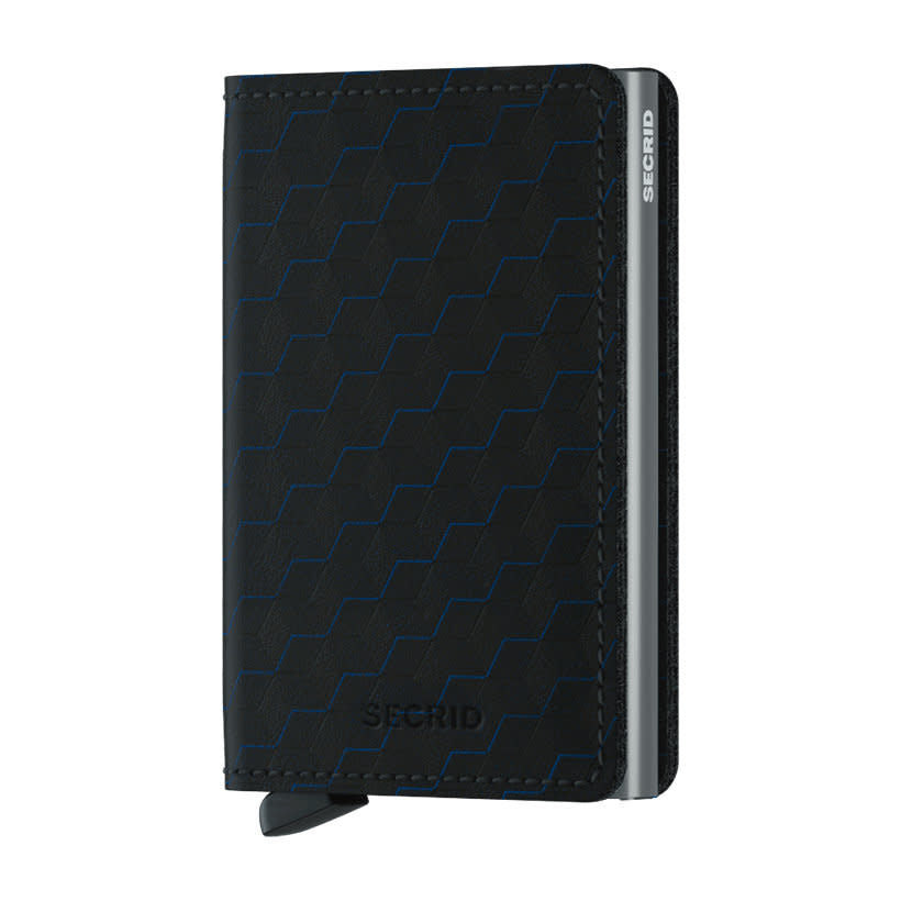 'Secrid Slimwallet - Optical' in 'Black-Titanium' colour