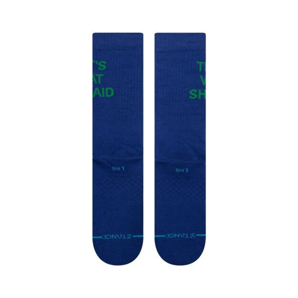Stance The Office That's What She Said Casual Socks - Navy - 3 - Socks - Crew Socks