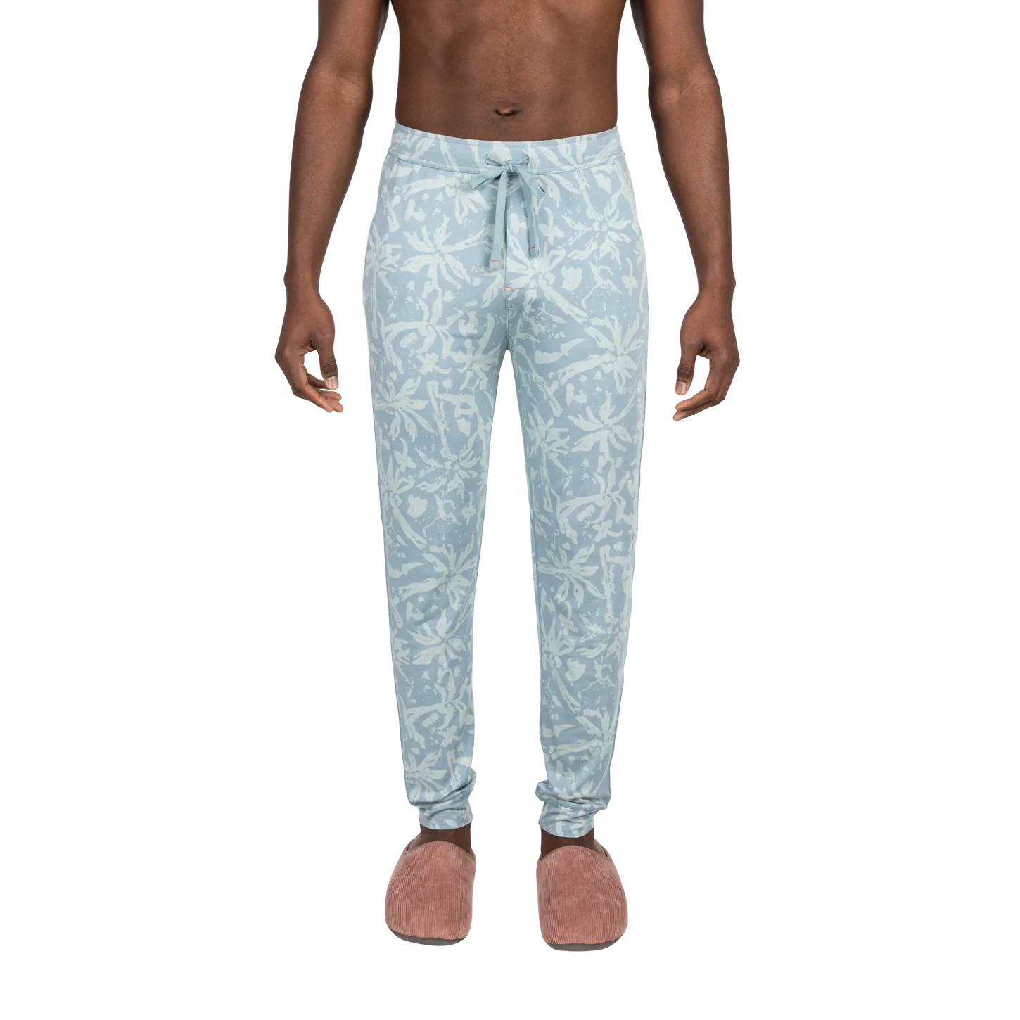 'SAXX Snooze Pants' in 'Splash Palms' colour