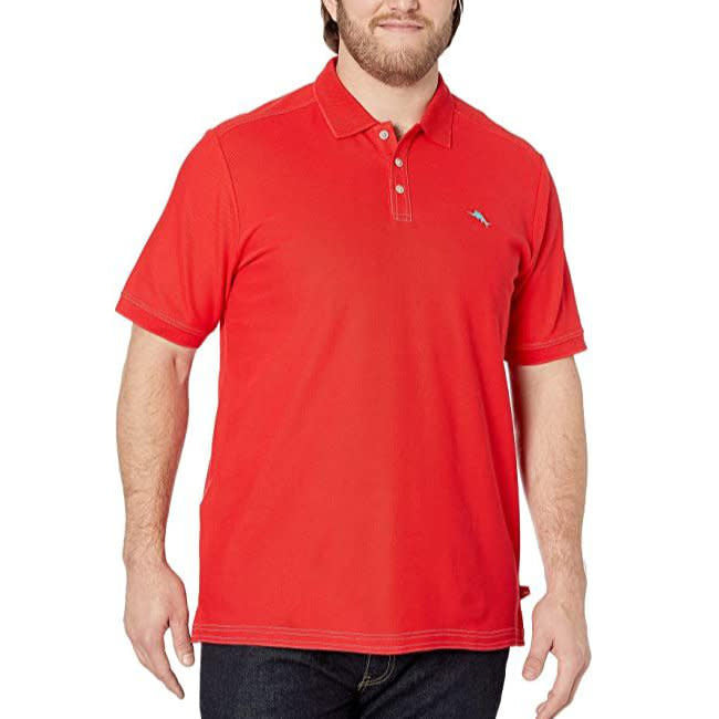 'Tommy Bahama Emfielder Polo - Red Cherry' in 'Red Cherry' colour