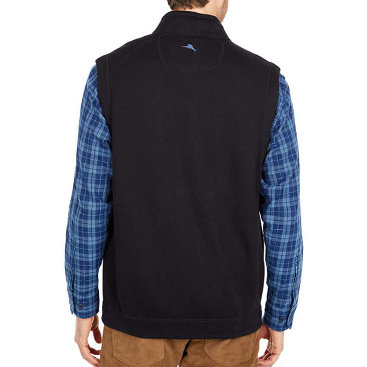 'Tommy Bahama Flipshore Full Zip Vest' in 'Night Cap' colour