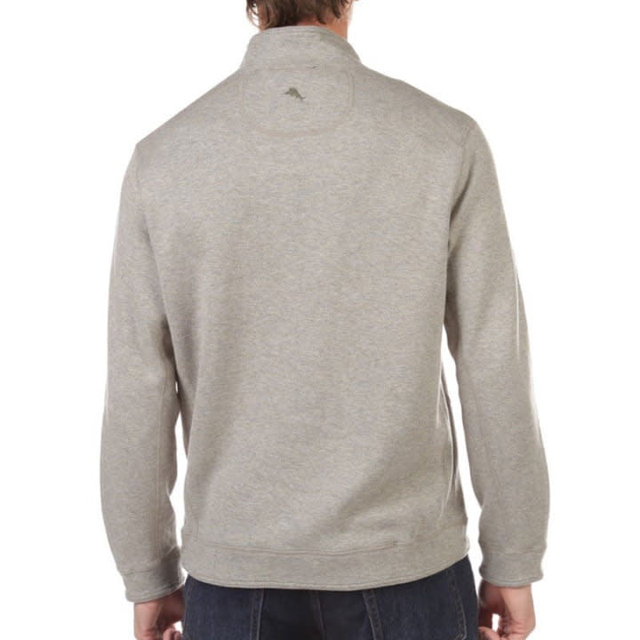 'Tommy Bahama Flipshore Half Zip Sweater' in 'Ocean Deep' colour