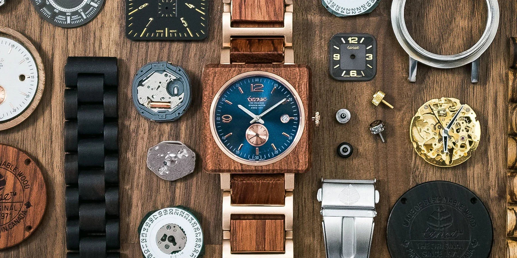Tense Watches Shop Handcrafted Wooden Watches For Men NYLA Fresh Thread
