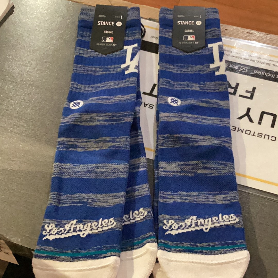 Stance Los Angeles Crew Socks - Blue - 1 - Socks - Crew Socks