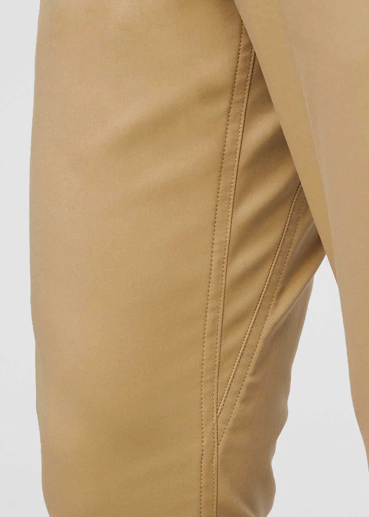 'Du/er NuStretch 5 Pocket Pant Relaxed Taper' in 'Khaki' colour