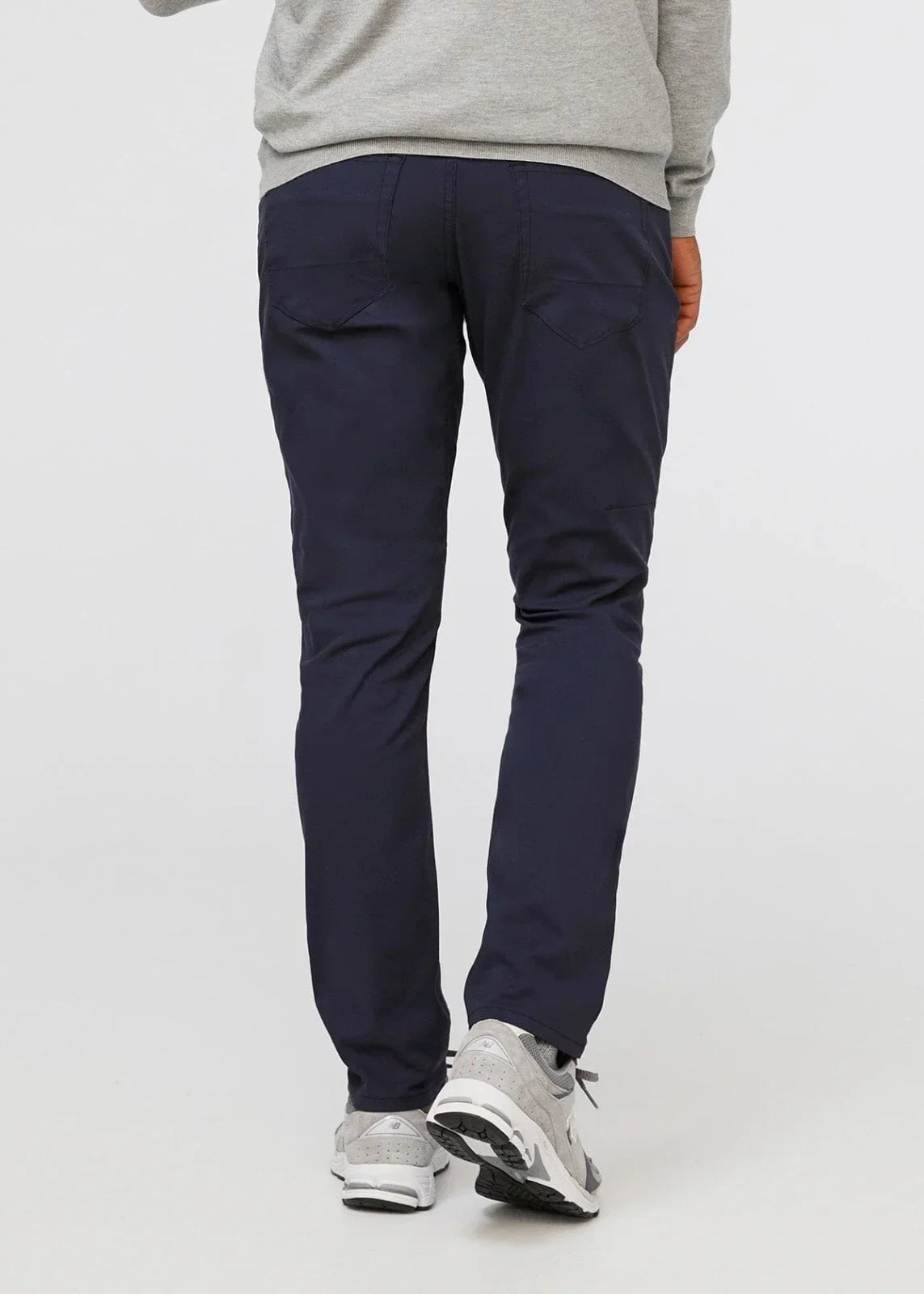 'Du/er NuStretch 5 Pocket Pant Relaxed Taper' in 'Navy' colour