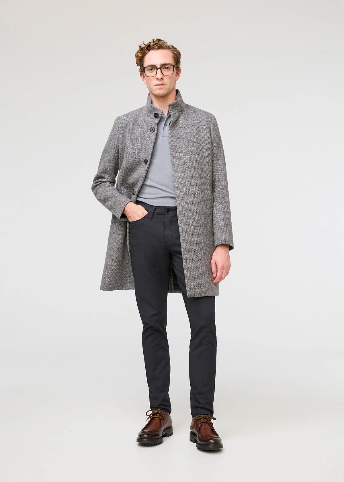 'Du/er NuStretch 5 Pocket Pant Slim' in 'Black' colour