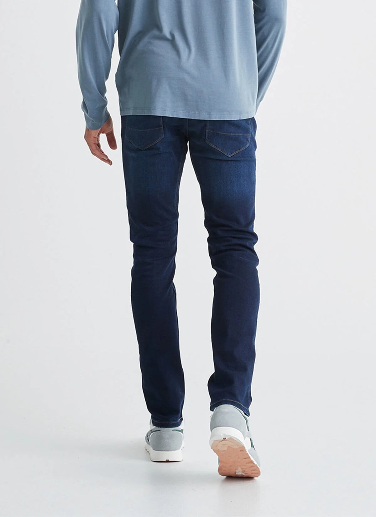 'Du/er Performance Denim Jean Slim - Dark Stone' in 'Dark Stone' colour