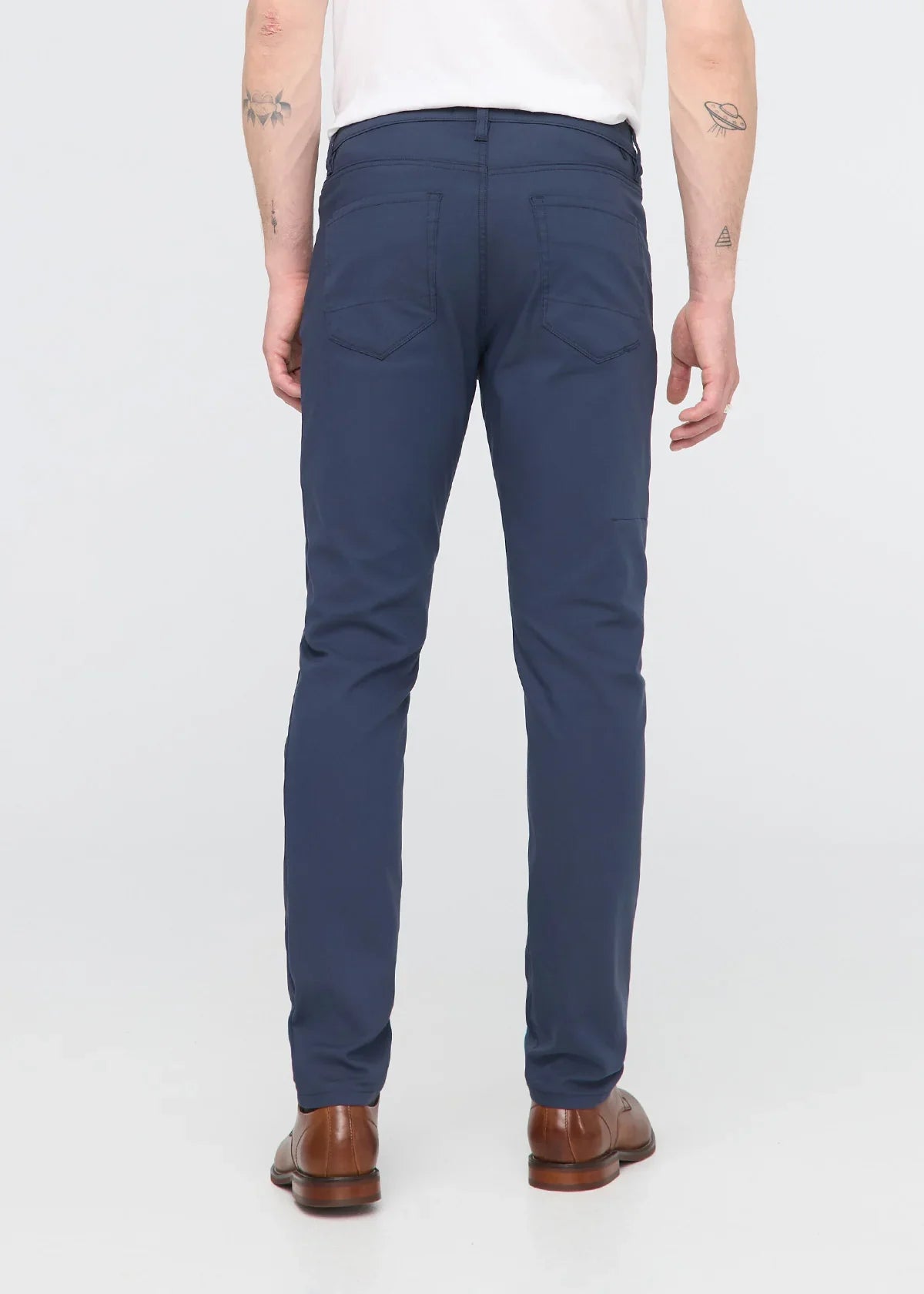 'Du/er NuStretch 5 Pocket Pant Slim' in 'Navy' colour