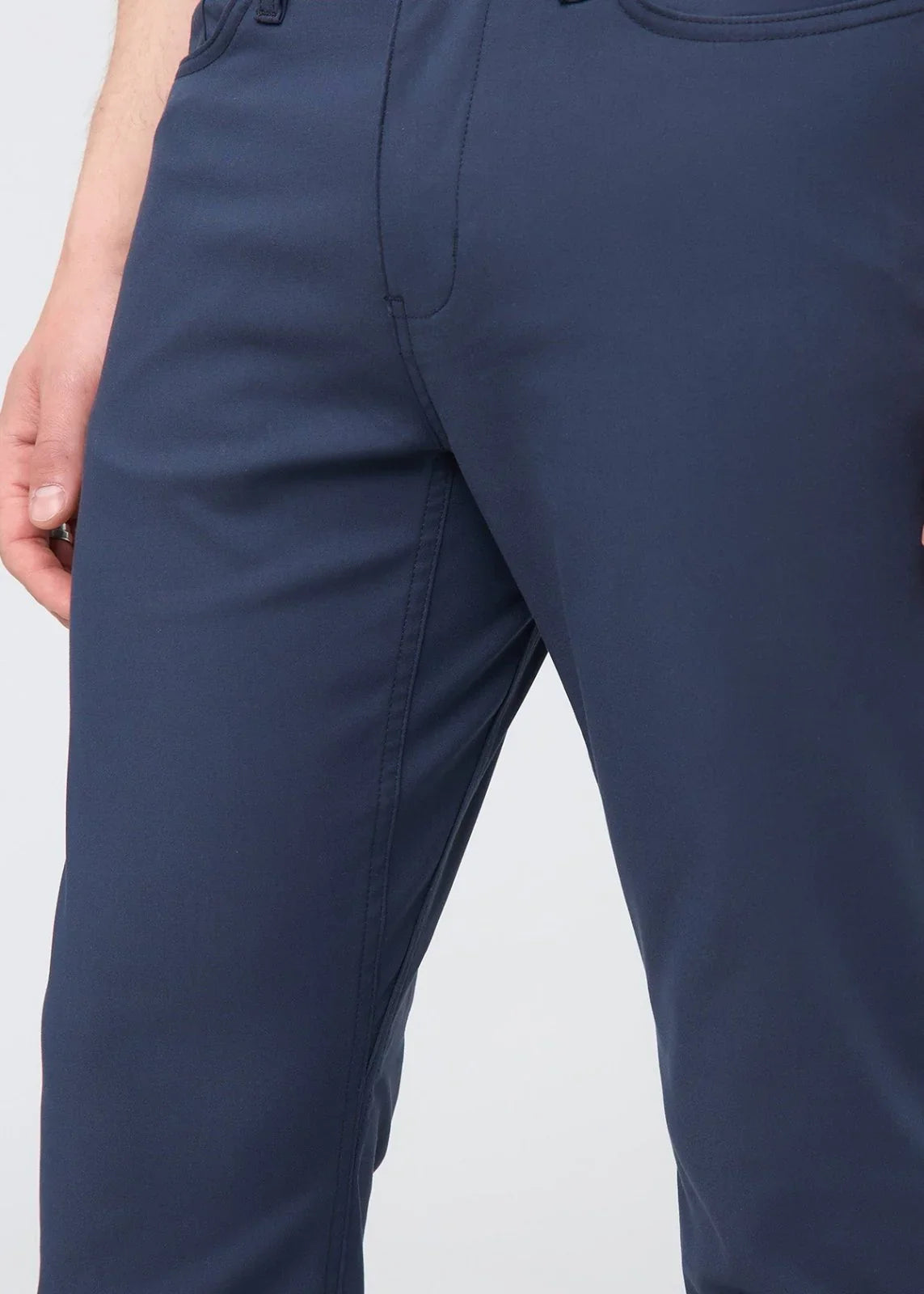 'Du/er NuStretch 5 Pocket Pant Slim' in 'Navy' colour