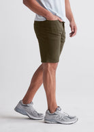'Du/er No Sweat Shorts Relaxed' in 'Army Green' colour