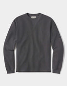 Normal Brand Tony Loop Terry Crew - Shadow - 3 - Tops - Long sleeve shirt