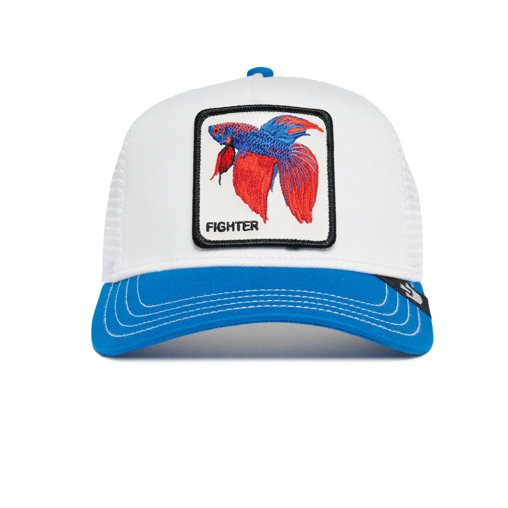 'Goorin Bros. V2 Fighter Trucker Hat' in 'Blue' colour