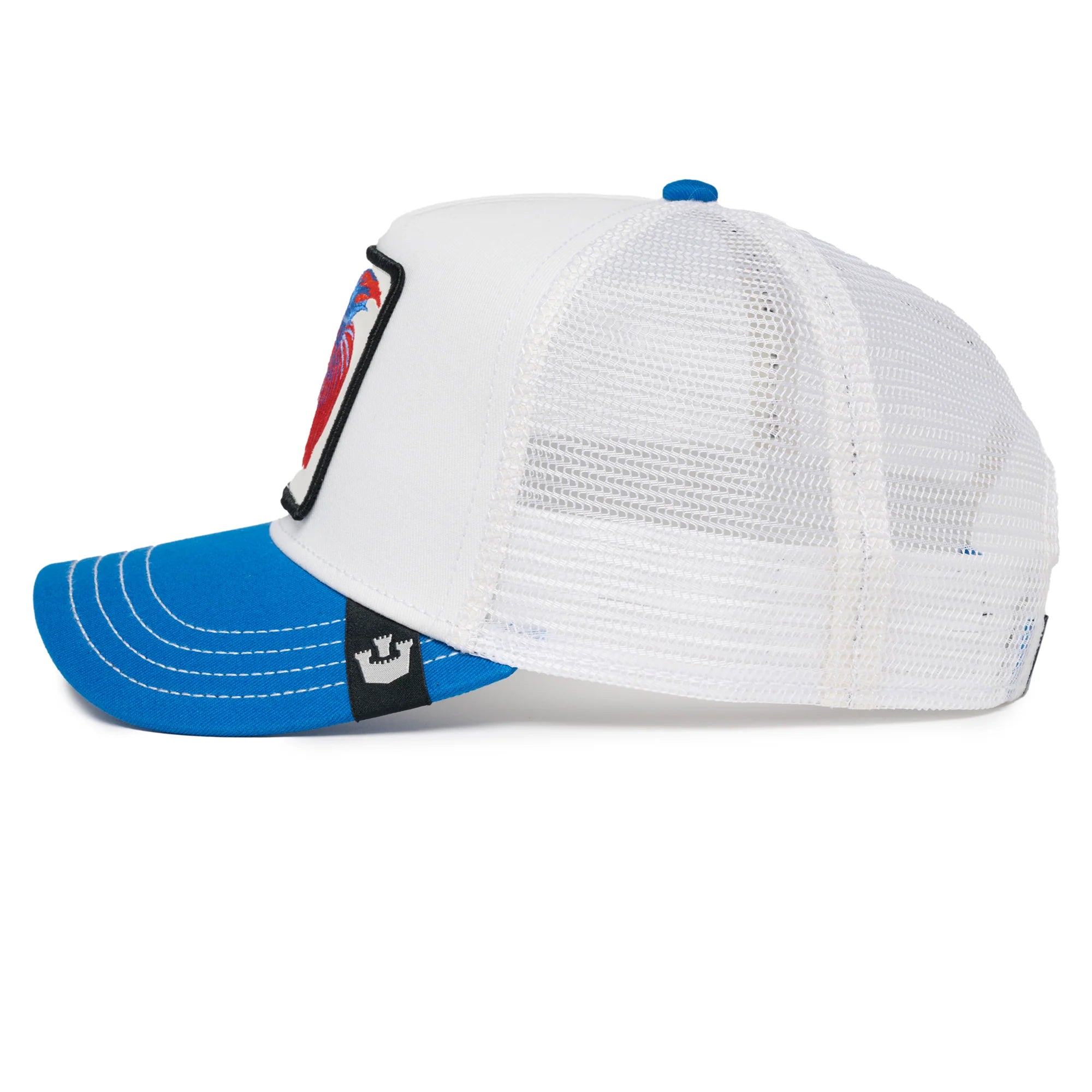 'Goorin Bros. V2 Fighter Trucker Hat' in 'Blue' colour