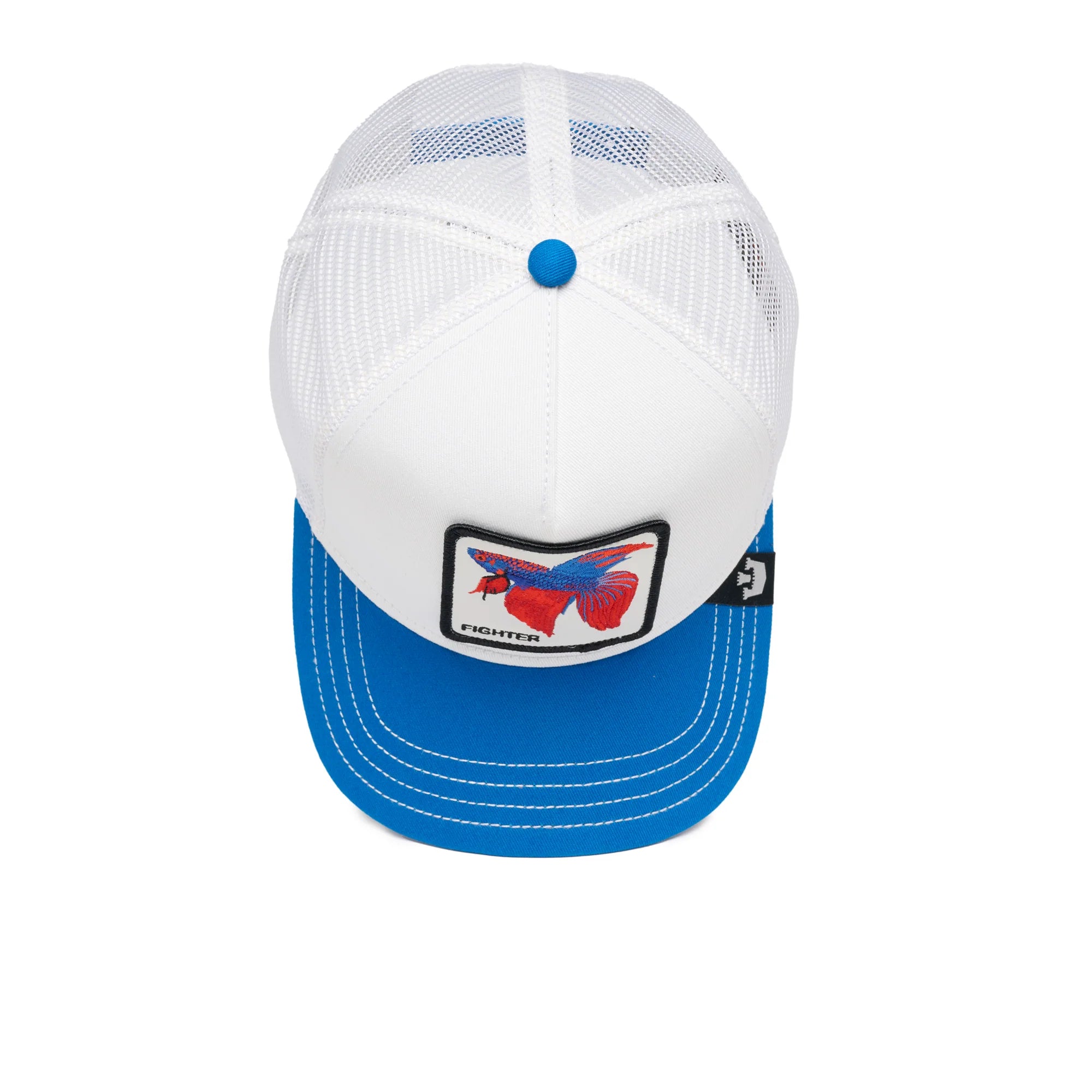 'Goorin Bros. V2 Fighter Trucker Hat' in 'Blue' colour