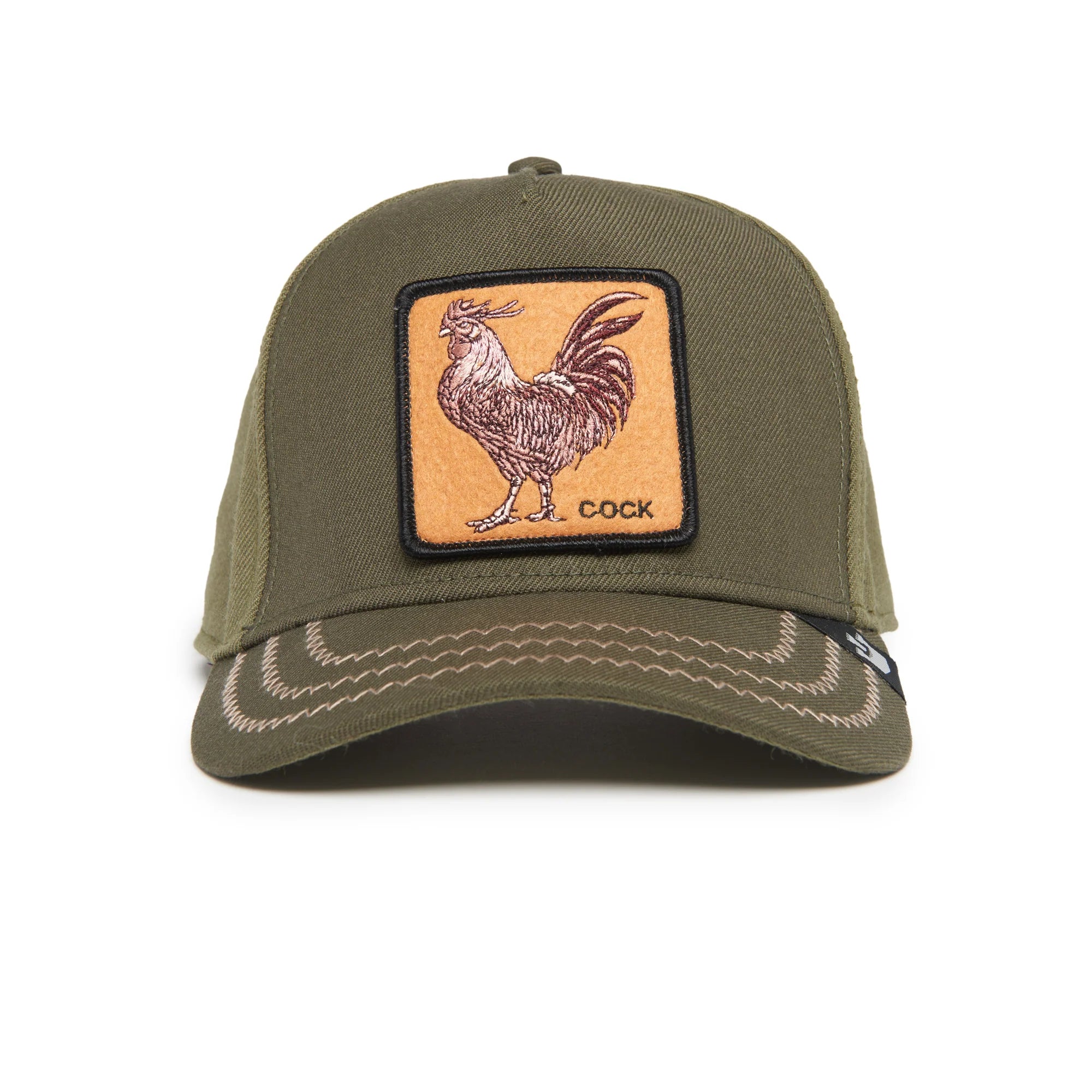 'Goorin Bros. Field 100 Cock Twill Cap' in 'Moss' colour