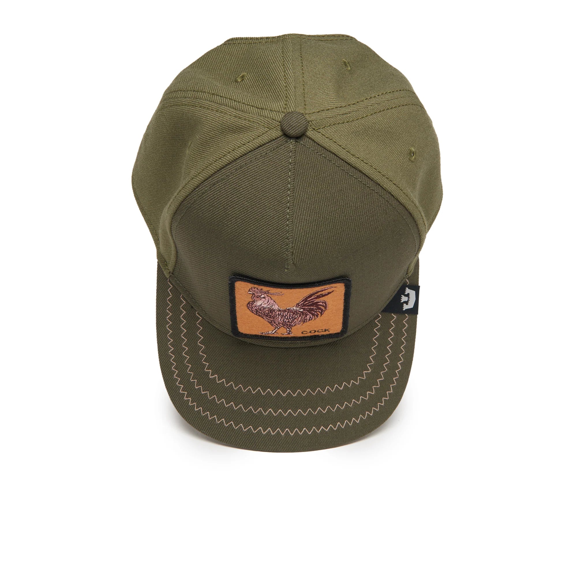 'Goorin Bros. Field 100 Cock Twill Cap' in 'Moss' colour