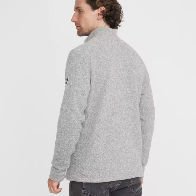 Holebrook Bror Fullzip Windproof Sweater - Marble Grey - 3 - Tops - Zip Sweaters