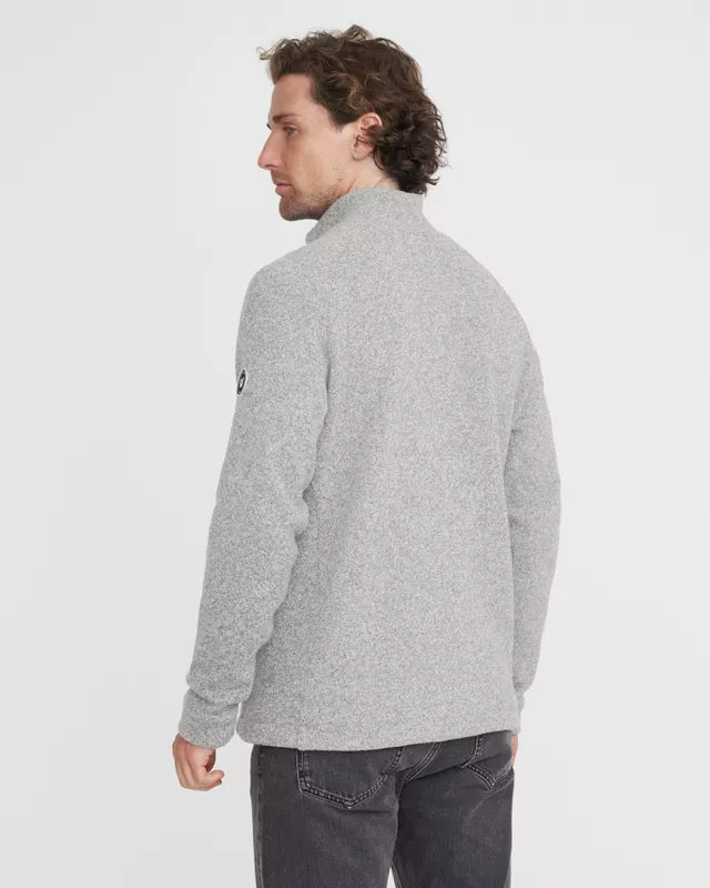 Holebrook Bror Fullzip Windproof Sweater - Marble Grey - 3 - Tops - Zip Sweaters