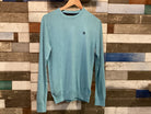 Scotch & Soda Crew Neck Pullover Sweater - Sky Blue - 1 - Tops - Knit Sweaters