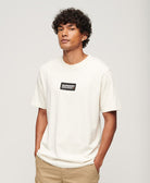 Superdry Nordic Bone Code Tech Loose T-Shirt - Off White - 1 - Tops - Shirts (Short Sleeve)