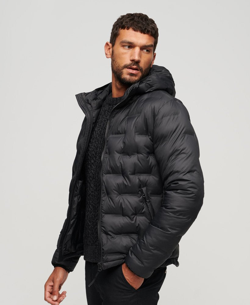 Superdry Short Quilted Puffer Black - Black - 1 - Tops - Coats & Jackets