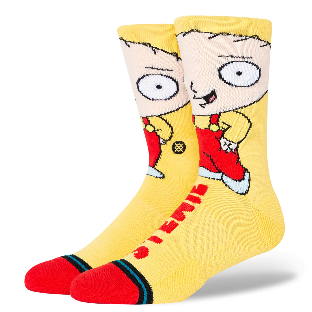 Stance Family Guy 3 Pack Crew Socks - Multi - 4 - Socks - Crew Socks