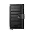 'Secrid Miniwallet - Premium Emboss Lines' in 'Black' colour