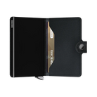 'Secrid Miniwallet - Premium Emboss Lines' in 'Black' colour